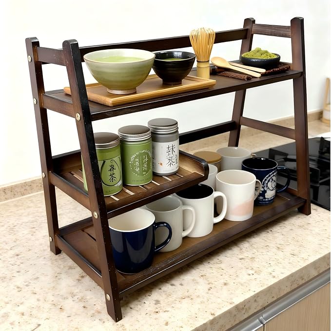 Bamboo Matcha Station Organizer - Image 7
