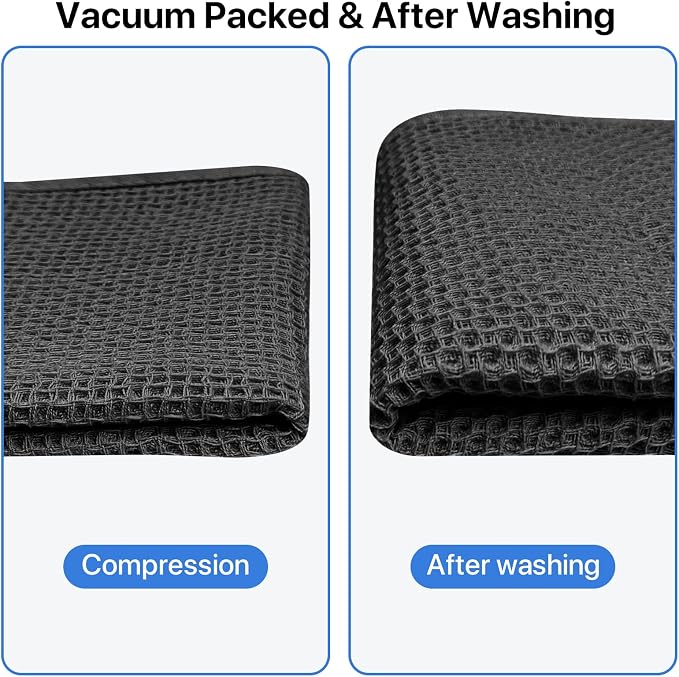 100% Cotton Waffle Weave Kitchen Towels, 6 Pack Dish Cloths - Image 7