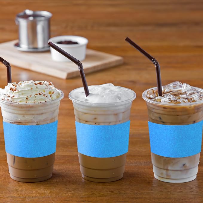 Disposable Coffee Cup Sleeves Corrugated Kraft Paper Coffee Cup Sleeves Holder - Image 2