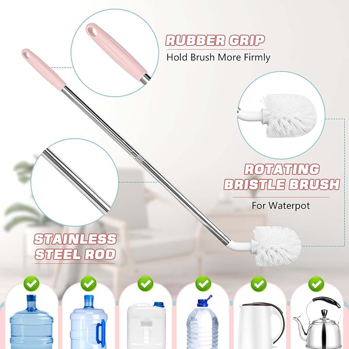 5 Gallon Water Jug Cleaning Brush, Carboy Brush & Bottle Cleaner - Image 3