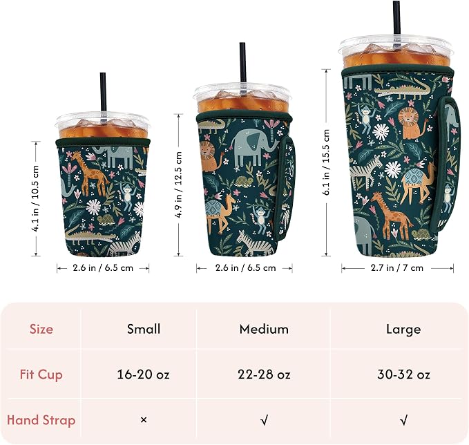 Reusable Insulated Neoprene Iced Coffee Sleeve - Image 4
