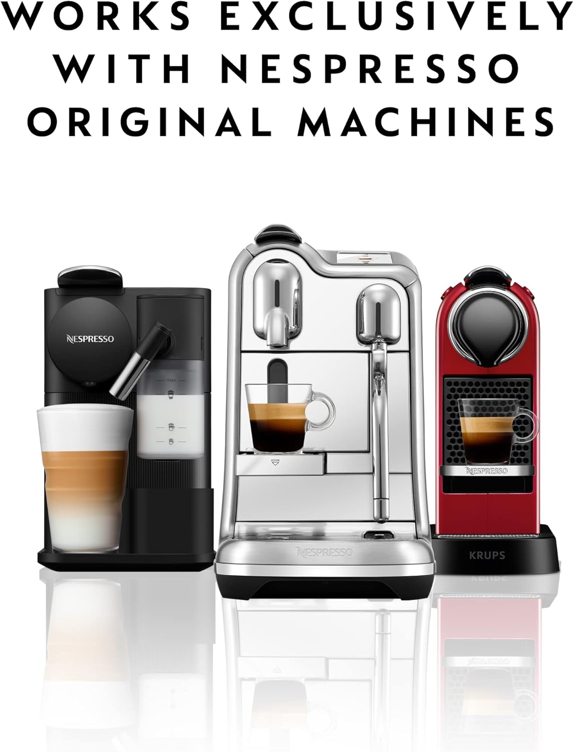 Nespresso Capsules Original Line, Ispirazione Variety Pack, Medium & Dark Roast Espresso Coffee, 50 Count Coffee Pods
