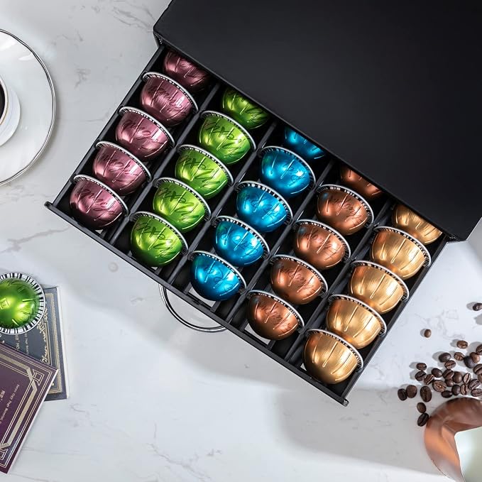 FlagShip for Nespresso Pod Storage Vertuo Pod Holder Coffee Pod Organizer - Image 5