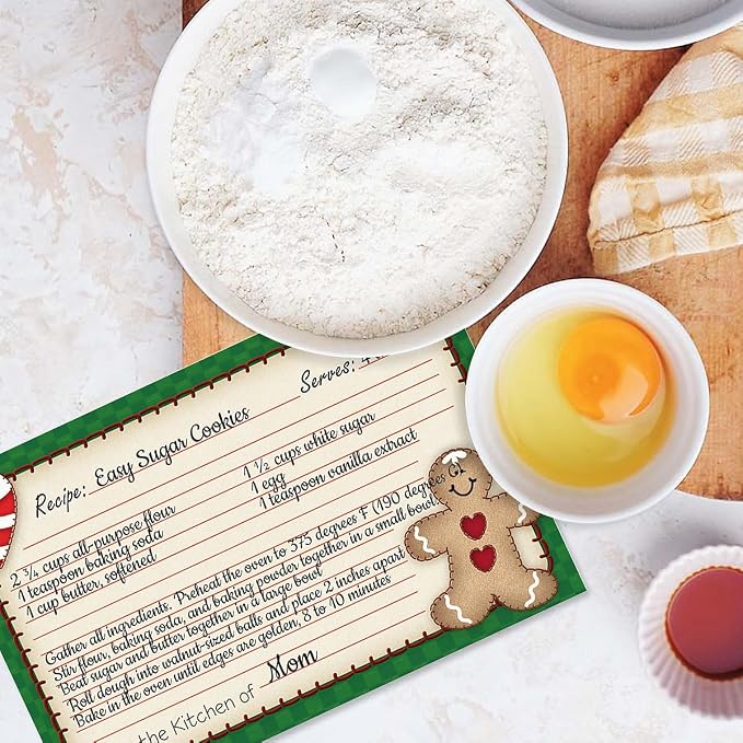 Current Gingerbread Man Recipe Cards - Image 3