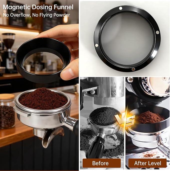 9 Pcs Espresso Accessories Kit, 58mm Espresso Tamper Tools, - Image 6
