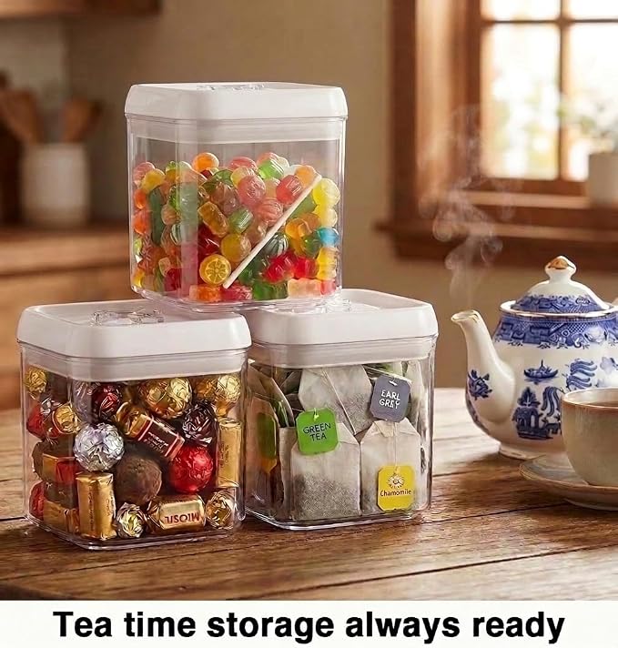 Felli Flip Tite Food Storage Container 4" Small Size Airtight Lid Lock Top - Image 9