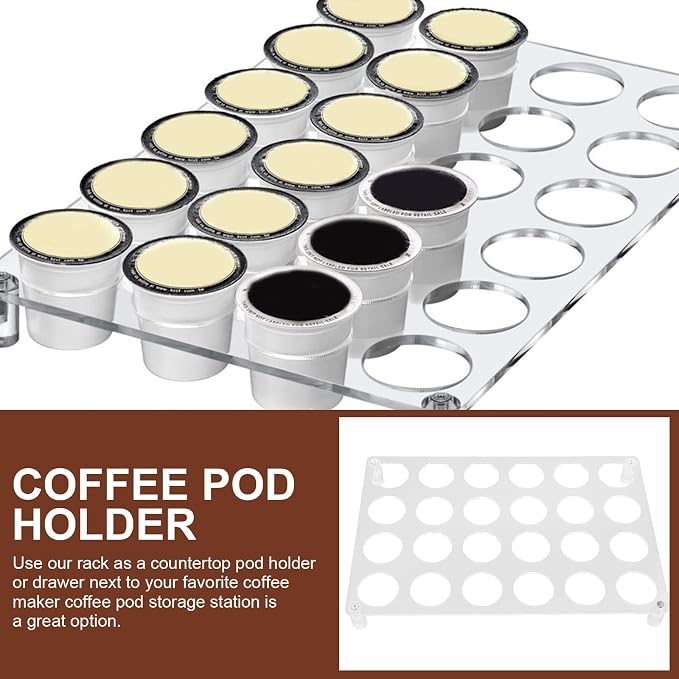 LIFKOME Coffee Capsule Holder Acrylic Storage Rack - Image 9