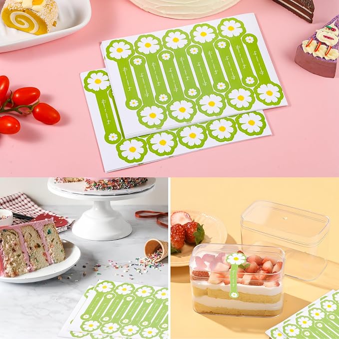 300pcs Handmade Lollipop Baking Stickers - Image 6