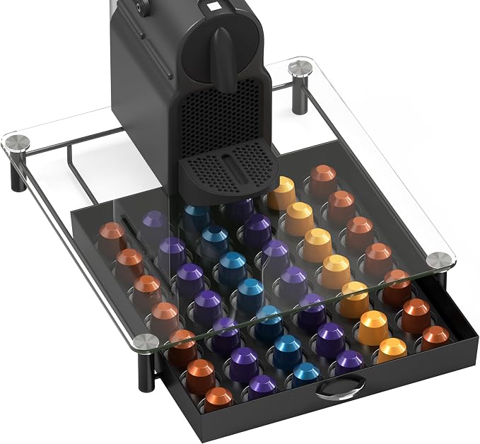 DecoBrothers Tempered Glass Coffee Pod Drawer Compatible - Image 7
