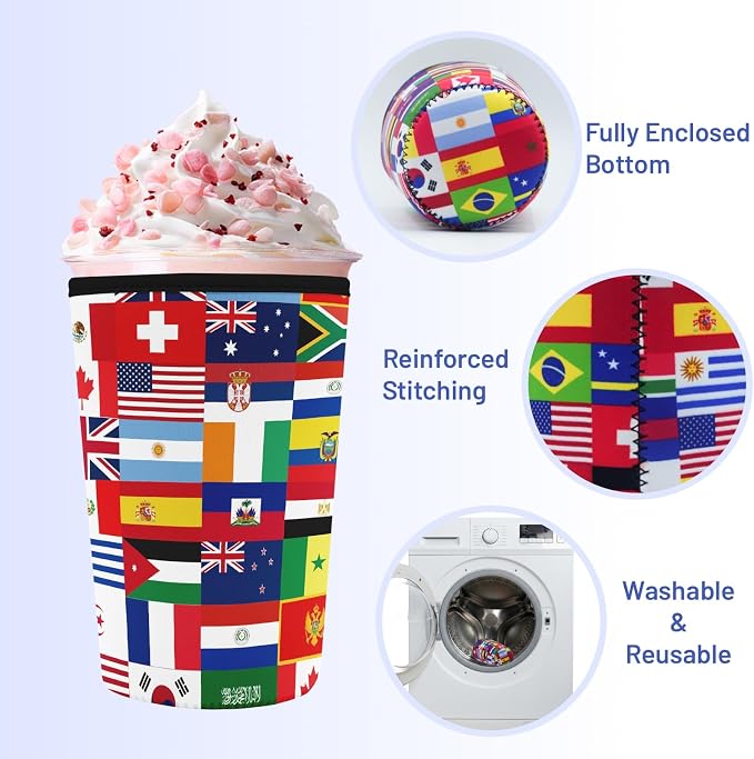 Iced Coffee Sleeve Reusable Cup Sleeves - Image 5