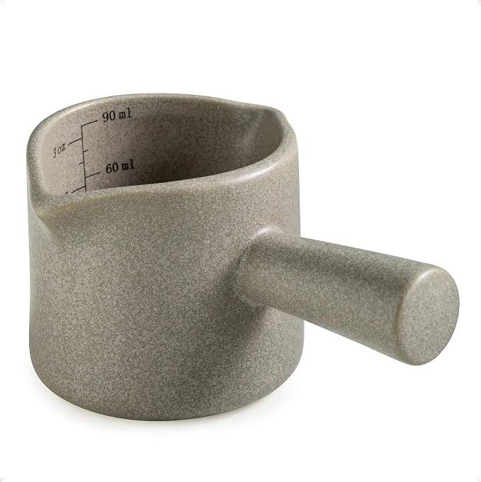 Espresso Cup 3 OZ, Espresso Accessories, Ceramic Espresso Measuring Cup by YHOSSEUN