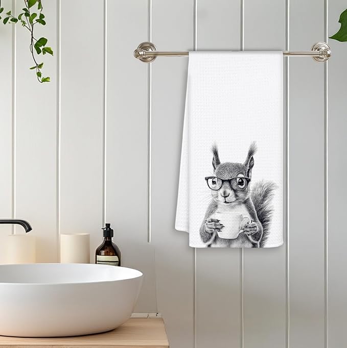 Funny Squirrel Kitchen Towels, Gifts - Image 5