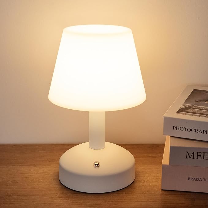 KDG Modern Cordless Small Table Lamps, Outdoor Portable Shower Waterproof LED - Image 7