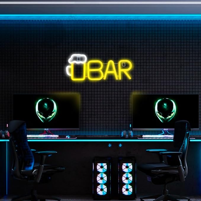ENUOLI Bar Neon Sign, Beer Neon Light Bar LED Light, USB/Battery Powered Led - Image 5