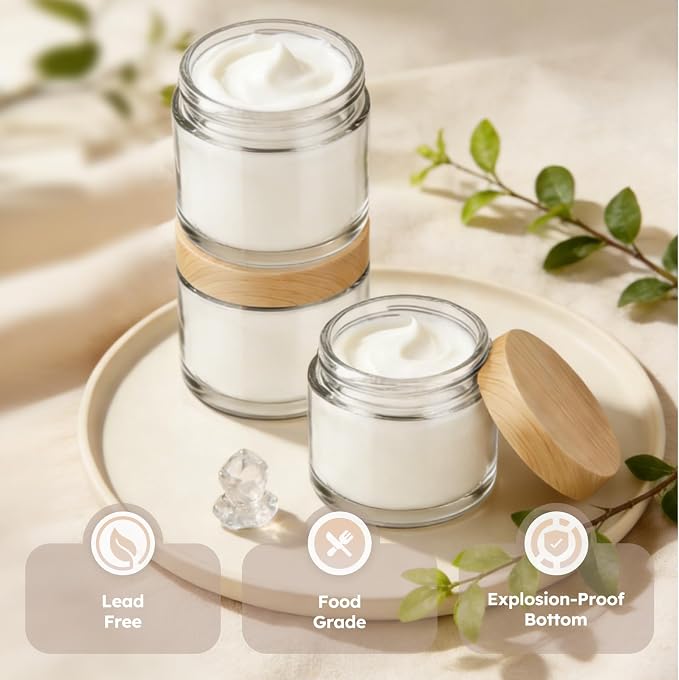 12 Pack 2 OZ Glass Jars with Lids, Small Glass Containers with Plastic - Image 6