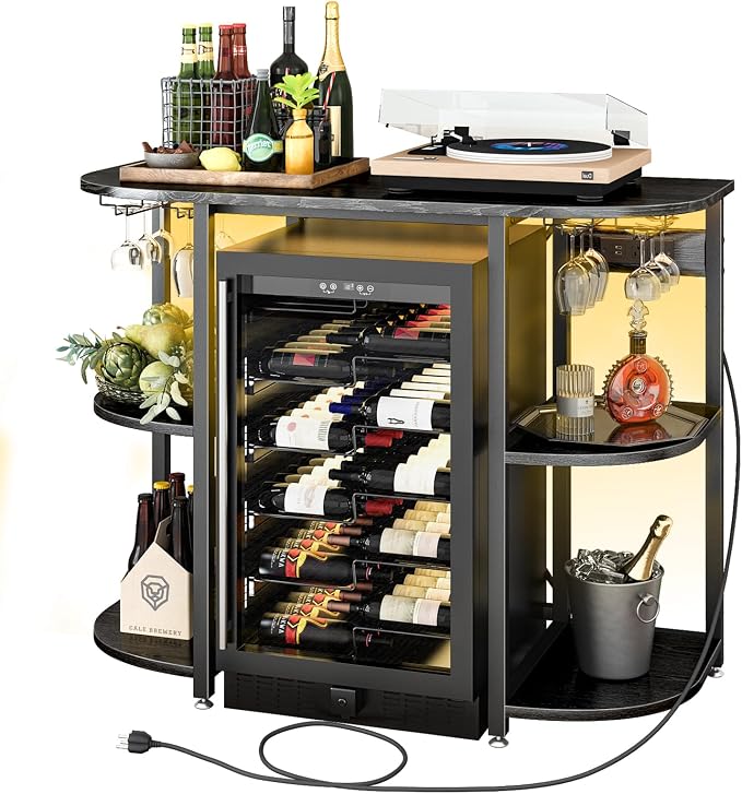 METYERRY Mini Fridge Cabinet Stand by METYERRY