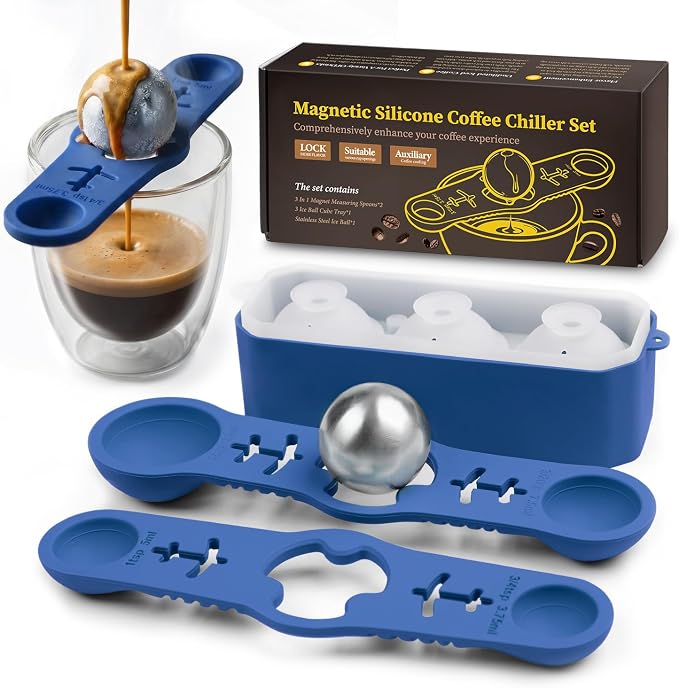 Espresso Cooling Ball Set for Morning Brew & Home Bar by Unknown