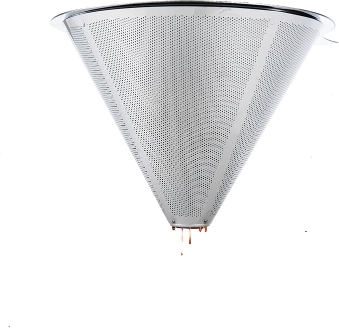 Pour Over Coffee Maker, Coffee Filter, Slow Drip Paperless Stainless Steel Cone by Unknown