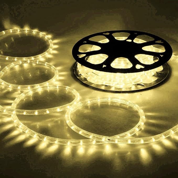 DELight AC 110-120V Waterproof IP65 150ft Crystal 3000K Warm White 1620 LED - Image 4