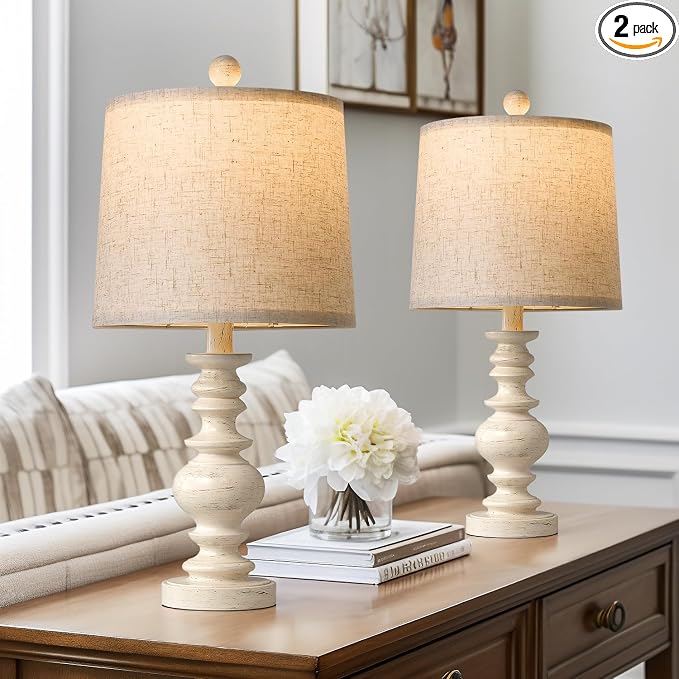 BOBOMOMO Tradition 20.5" Rustic Table Lamp Set of 2 by BOBOMOMO