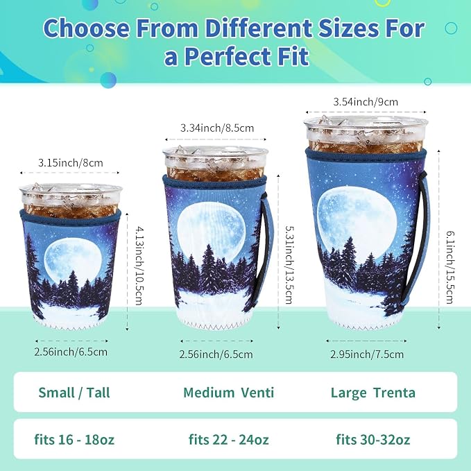 Iced Coffee Sleeve Insulator Sleeves - Image 2