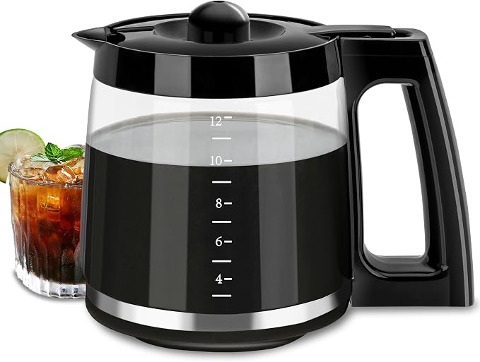 12-Cup Glass Replacement Carafe Compatible by Syuebrew