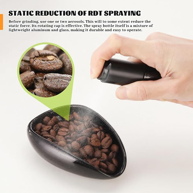 Coffee Bean Dosing Cup with Spray Bottle Ceramic Espresso Measuring Cup - Image 4