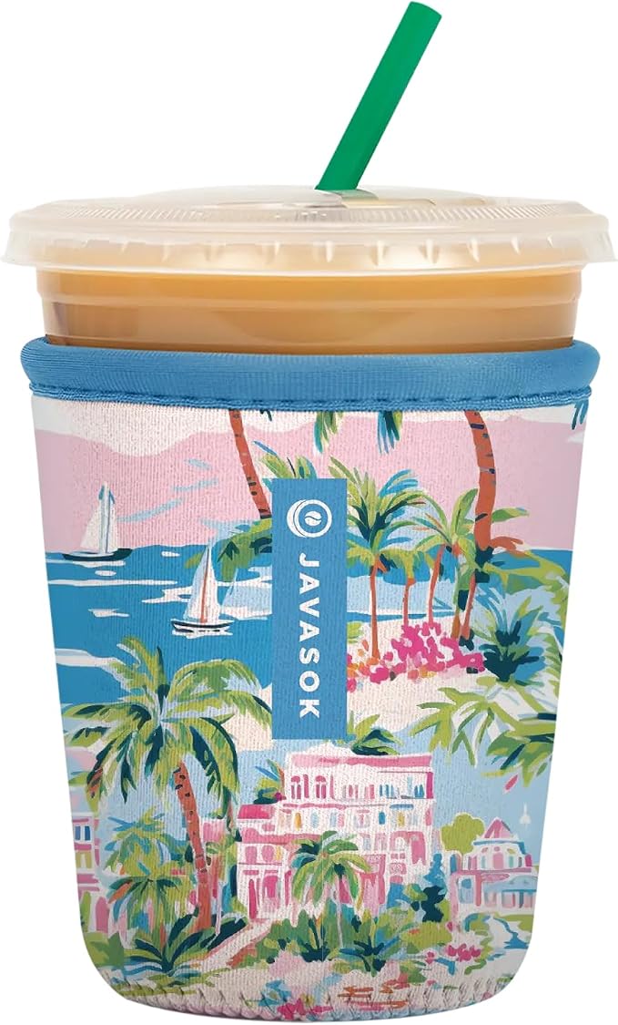 Sok It JavaSok Iced Coffee & Cold Soda Insulated Neoprene Cup Sleeve by SokIt