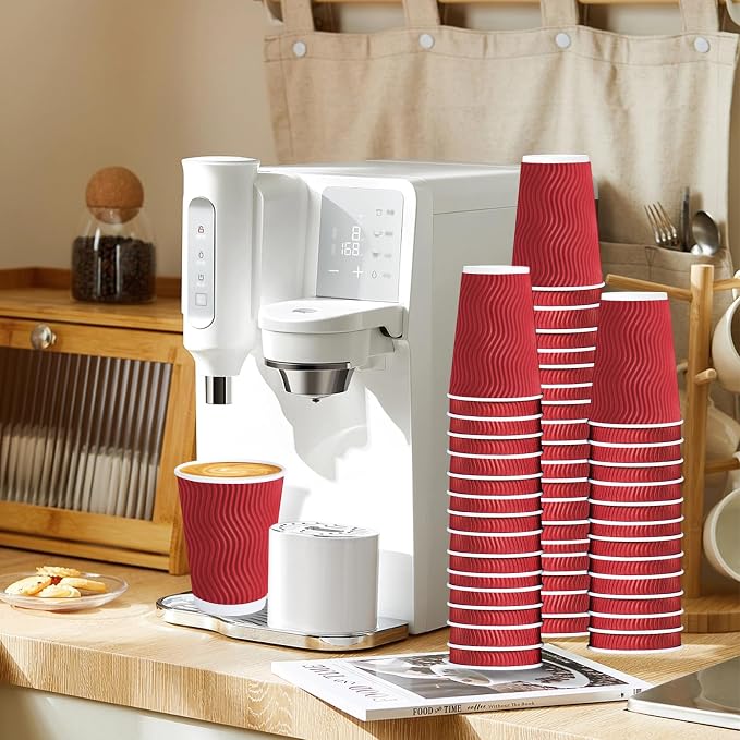 Lamosi 12 OZ Disposable Coffee Cups - Image 4
