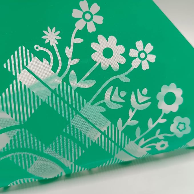 DGAGA Silk Screen Stencils, Life Begins Self Adhesive Silk Screen Transfers - Image 4