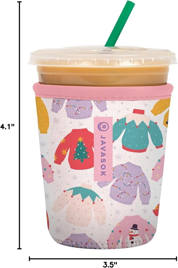 Sok It JavaSok Iced Coffee & Cold Soda Insulated Neoprene Cup Sleeve - Image 8