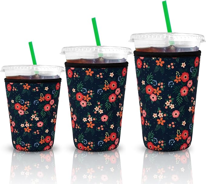 Reusable Iced Coffee Insulator Sleeve by XccMe