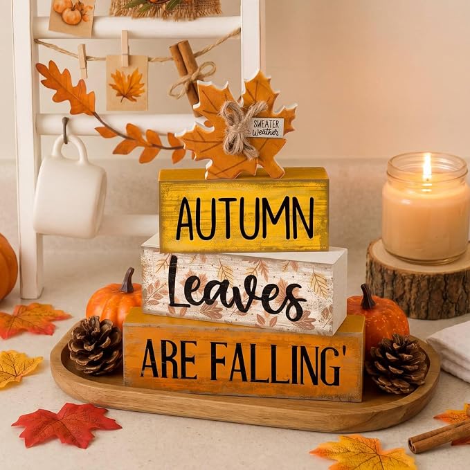 Lineshading 4 Pcs Fall Decoration - Image 3