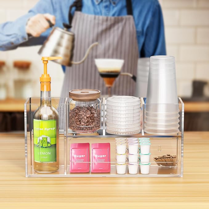 2-Tier Coffee Station Organizer - Image 8
