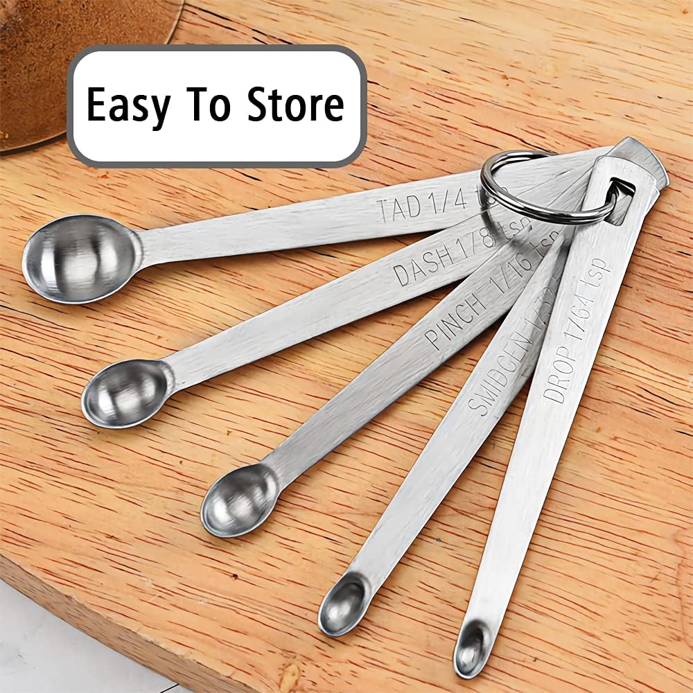 1PCS 1/4 Teaspoon(1/4tsp, 1.25 ml, Tad) Single Tiny Measuring Spoon, Small Individual Stainless Steel Measure Spoons Only