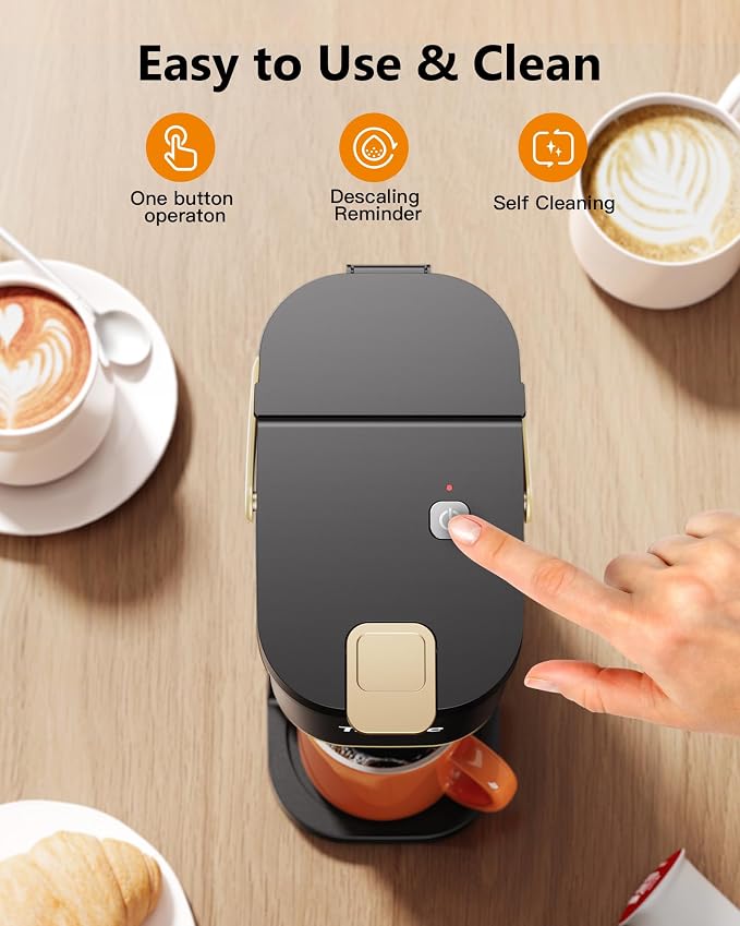 Tastyle Single Serve One Cup Coffee Maker, - Image 6
