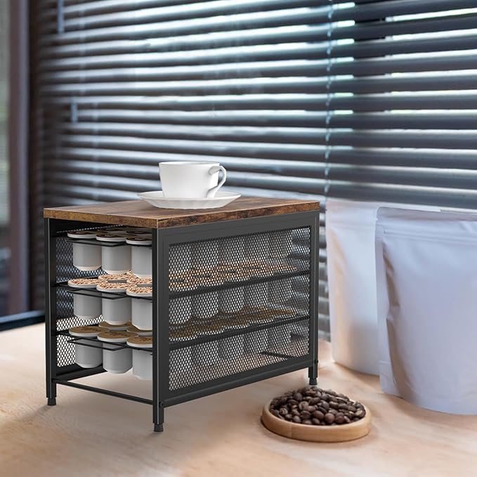 NANANARDOSO Coffee Pod Holder For Counter, 3 Tier Coffee Pod Drawer for Keurig - Image 4