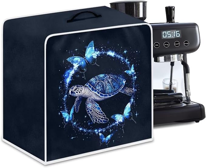 Turtle Butterfly Coffee Machine Covers by Kathyboom