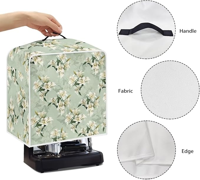 Coffee Maker Dust Cover Small Kitchen Appliance Cover Compatible Most Standard - Image 5
