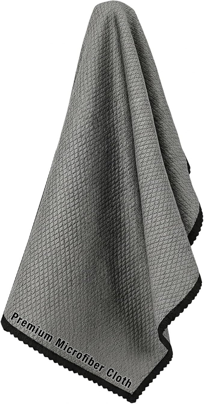 Idea Home Premium Fish Scale Microfiber Cloth – Ultra-Clear, Lint-Free & by IdeaHome