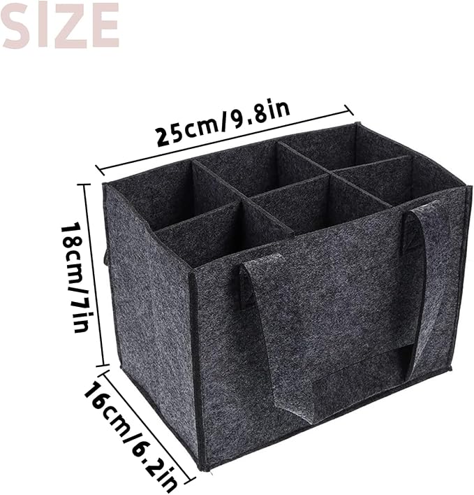 2 Pcs Portable Drink Carrier 6 Cup Holder - Image 2