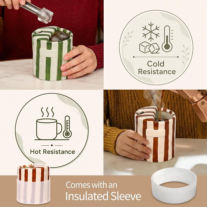 Ceramic Coffee Mug with Sip Hole - Image 4