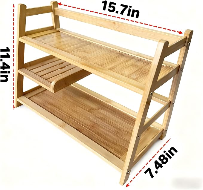 Bamboo Matcha Station Organizer - Image 3
