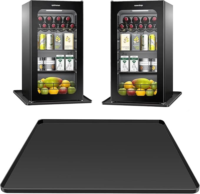 Mini Fridge Mat, 24x24 Inch Silicone Protective Drip Tray by Unknown
