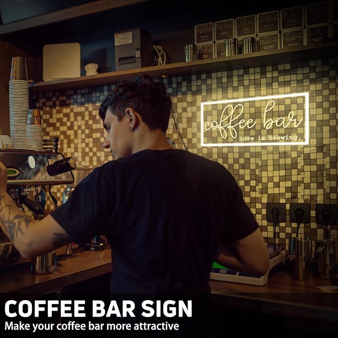 Coffee Neon Sign LED, USB Powered - Image 4