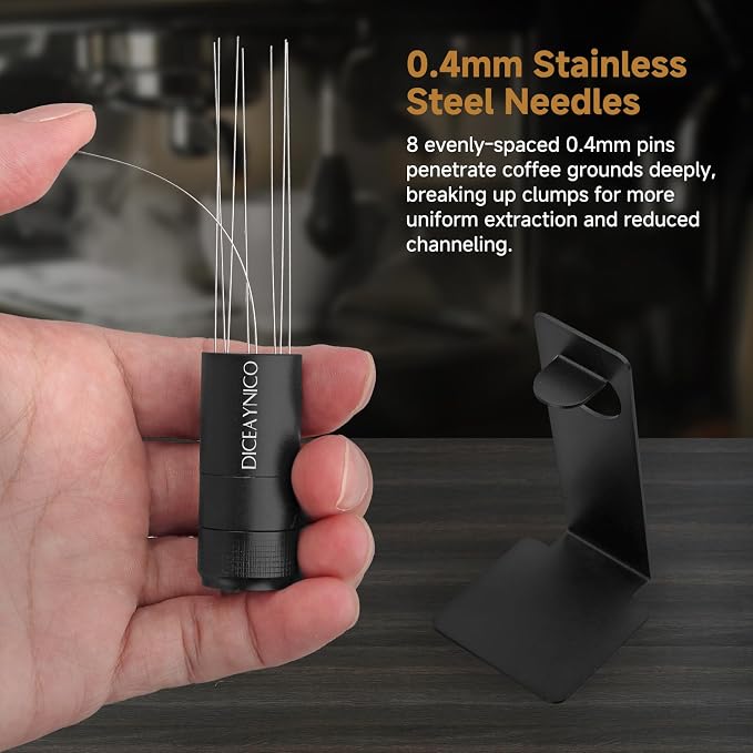 WDT Espresso Stirrer Tool, Espresso Distribution Tool, 8x0.4mm 304 Stainless - Image 5