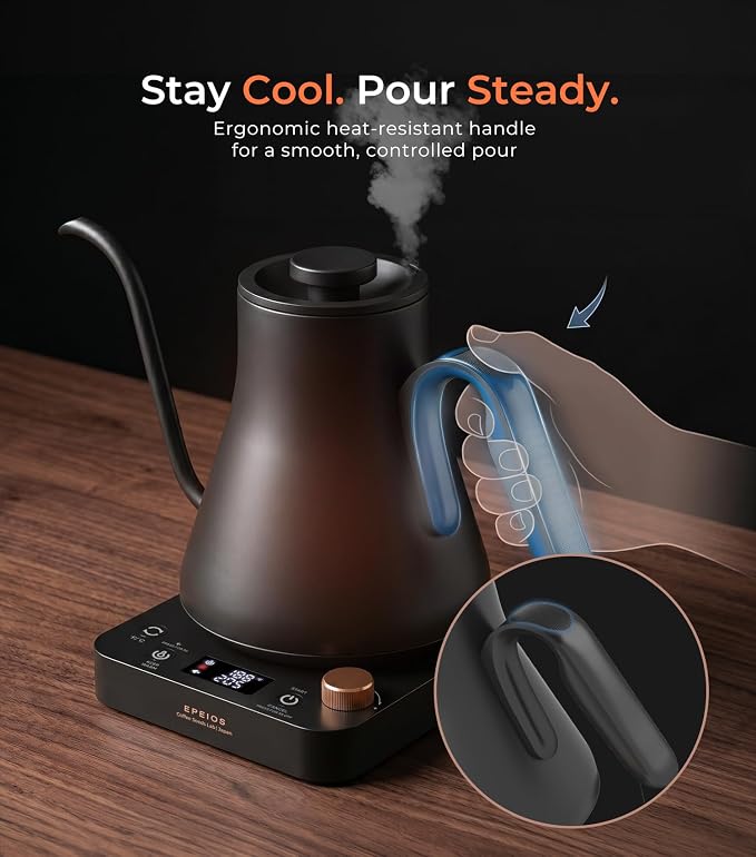 Epeios Electric Kettle, Gooseneck Electric Kettle - Image 7