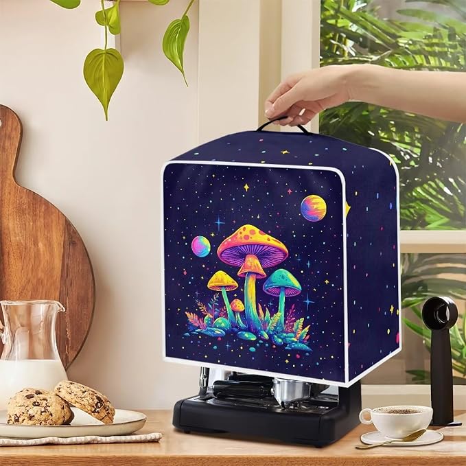Mushroom Planet Coffee Machine Covers Folding Covers - Image 4