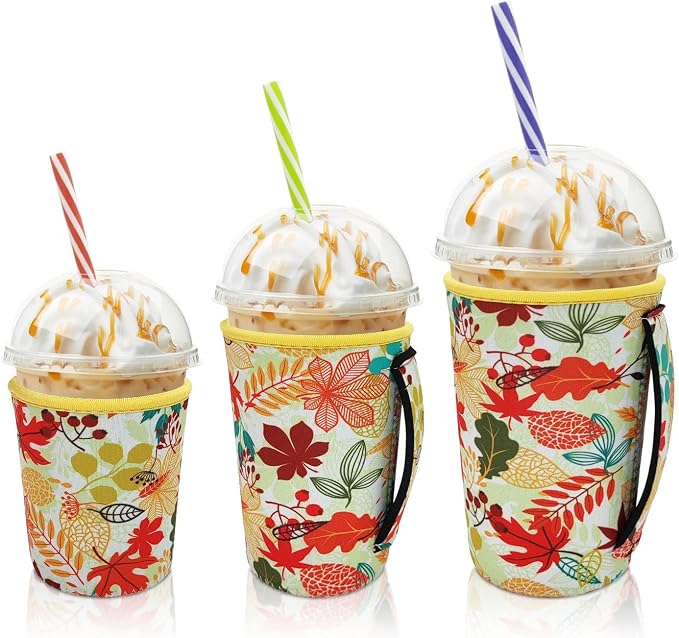 Iced Coffee Sleeve Insulator Sleeves by AJLTPA