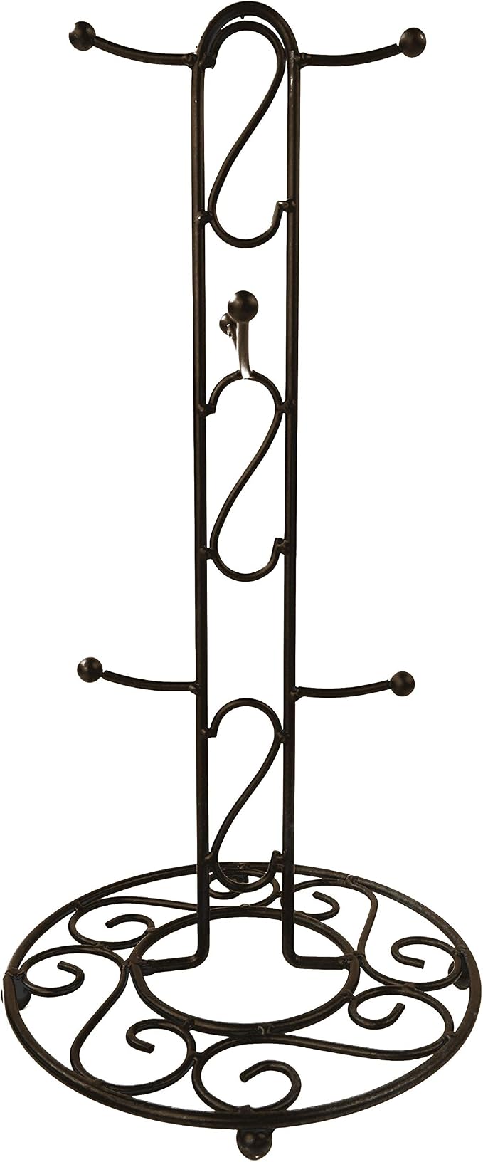 K-Cliffs Coffee Mug Tree Holder Kitchen Metal Tea Cup Drying Rack Countertop by K-Cliffs